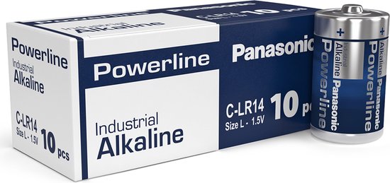 10stuks c-lr14ad batterij panasonic powerline