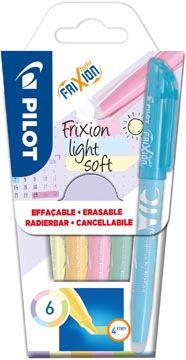 Frixion Uitwisbare Marker 6 Kl Light Soft