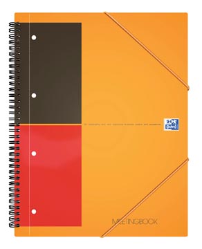 Oxford Meetingbook A4+ 80Blz (Commercieel Geruit)