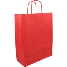 kraftzak (19+8x21cm, blauw, 50 stuks, gelijnd)