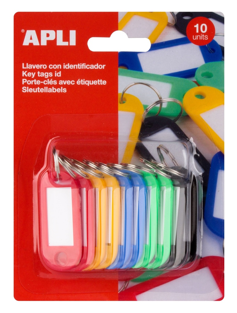 10x sleutelhanger assorti