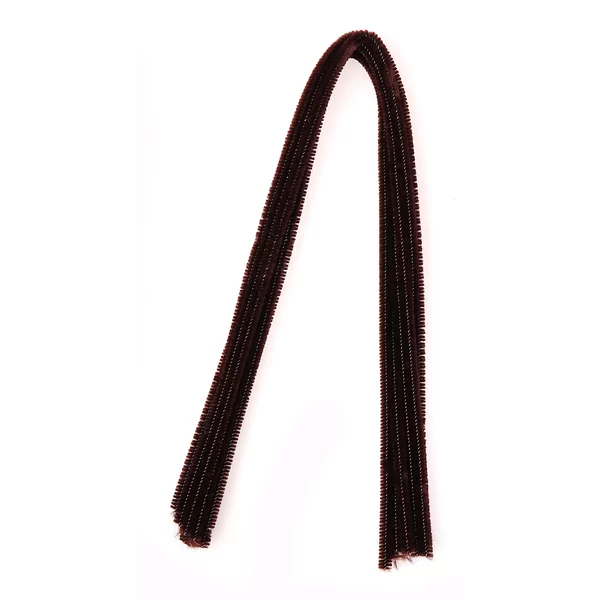 chenilledraad 10 stuks (50cmx6mm, bruin)