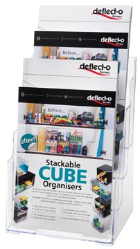 Folderhouder A4 4-Vaks