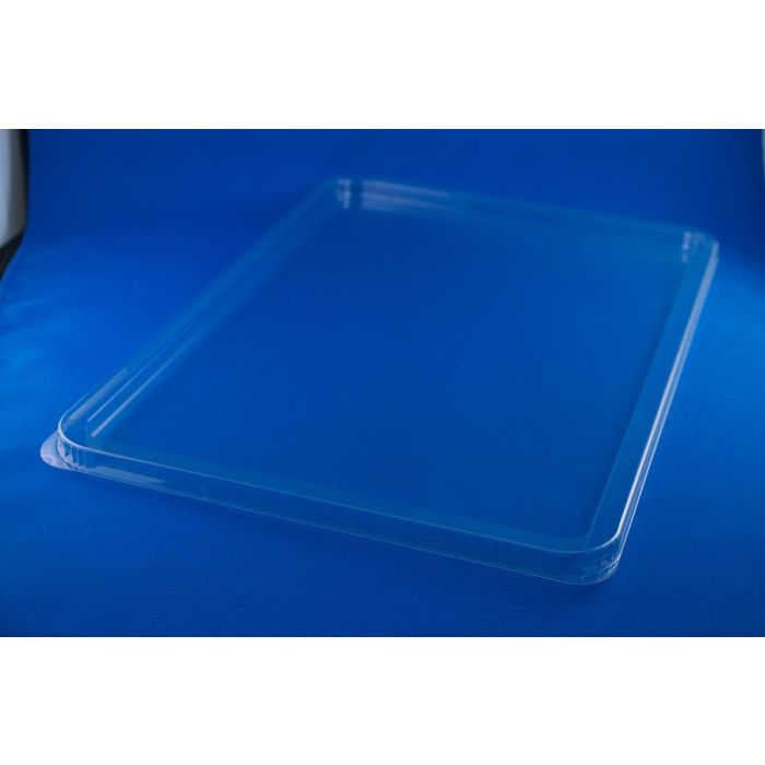pet deksel rd380 - transparant - 380x260x8mm 10 stuks