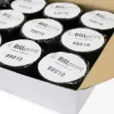 Dymo 99010/S0722370 compatible labels, 89x28 mm, wit, permanent, 130 per rol, 12 rollen