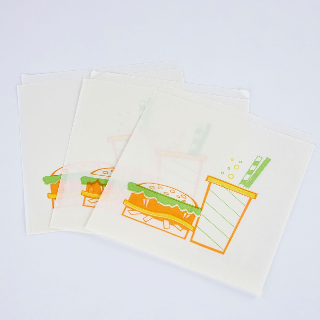 hamburgerzakje 2000st 16x16cm