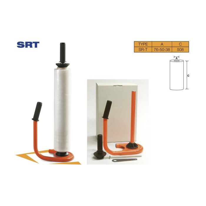 Handafwikkelaar Stretch (Handrekfolie)/Rechte Arm Metaal