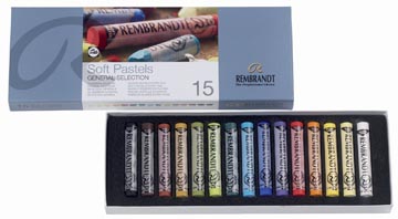 Rembrandt Soft Pastel Set Algemene Selectie 15 Hele Pastels