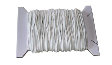 Hoedenelastiek 10M Wit 1Mm