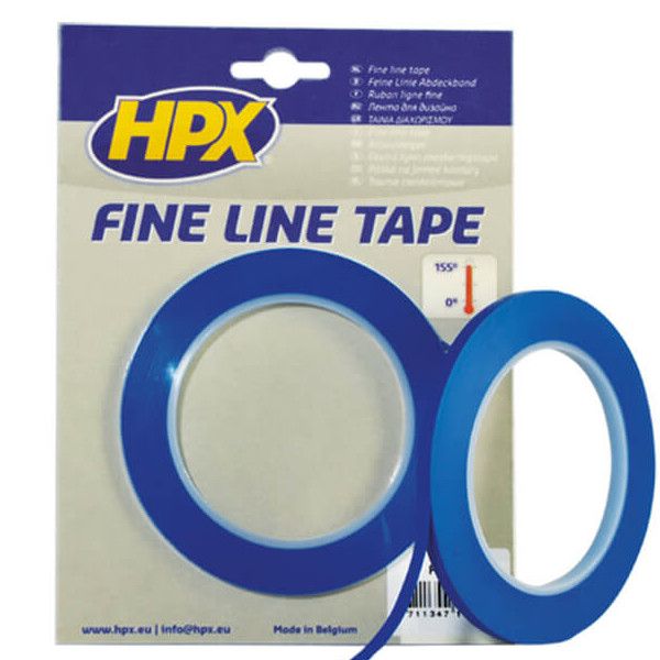 Hpx Fine Line Tape Blauw 3Mmx33M