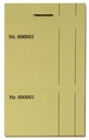 Kelnerboekje 10X6Cm Geel