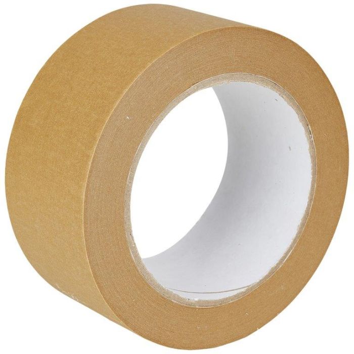 kleefband papier 50mmx50m bruin