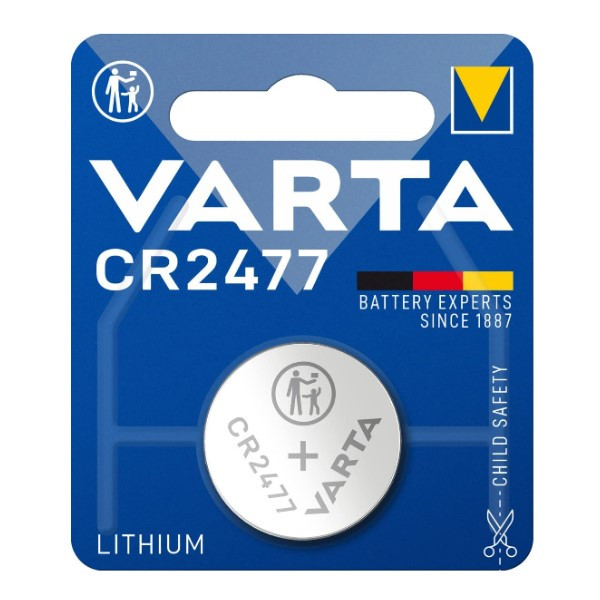 Varta CR2477 3v lithium knoopcel batterij 1 stuk