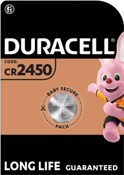 Knopcel Cr2450 Duracell D.24,5X5Mm 3V.