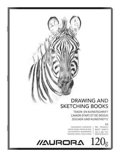 Kunstschrift Blanco A4 64Blz