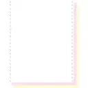 afscheurbaar lisitngpapier, 12x240mm, 3-voudig, wit, w/r/g, 1000 vellen.