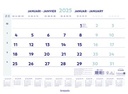 Brepols maandkalenders Wire-O 2027