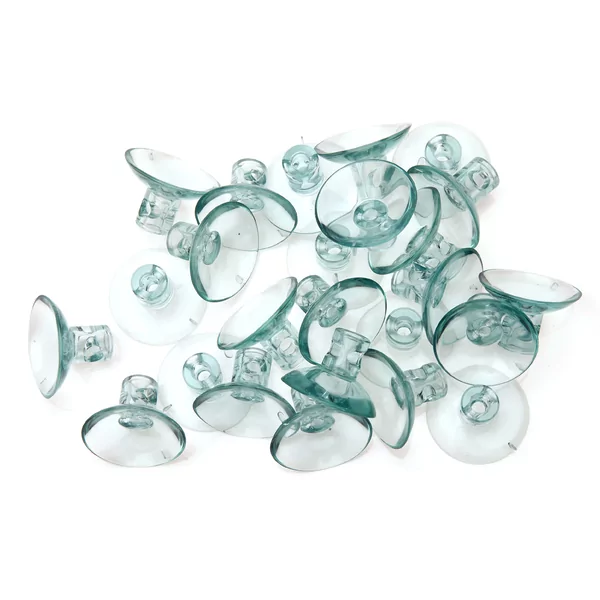 25 zuignappen 30mm met gaatje