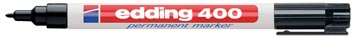 MARKER 400 ZWART ROND EDDING