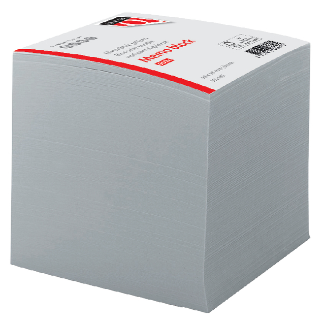 Memo-Blok 900Bl 9X9 Wit Kopgelijmd