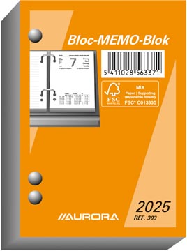 Memoblok Nederlands 84X120Mm
