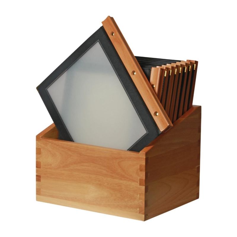 MENU-BOX 20 KAARTEN ZWART
