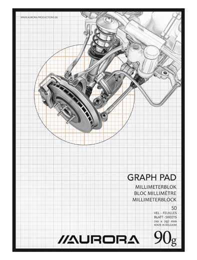 Milimeterpapier A4 50Bl.