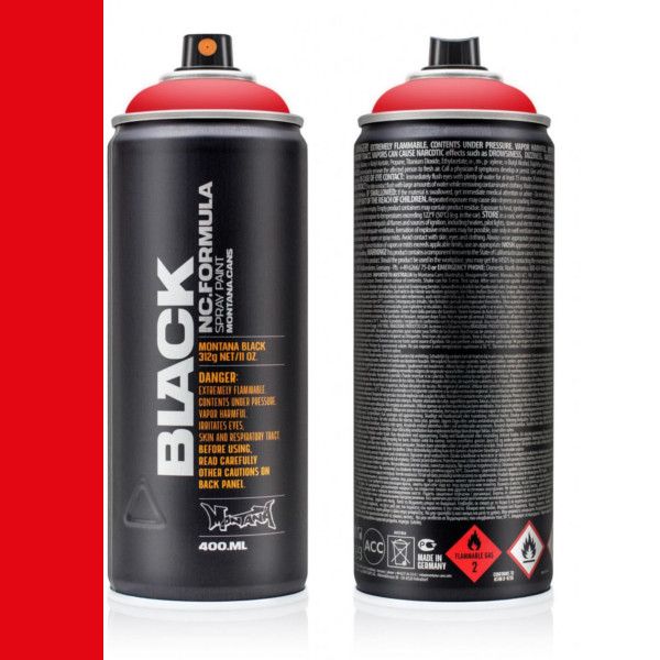 Montana Black 400Ml Blk2093 Code Red