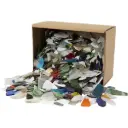 Mozaïek, Doos 2Kg, Afm 8-20Mm, Dik 2-3Mm, Diverse Kleuren
