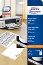 Zweckform Avery Schapkaarten Ft 38 X 105 Mm, 350 Stuks, Wit, Inkjet-Laser-Kopie