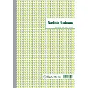 Orderboek met doorschrijfpapier, 4 kolommen, 29,7x21cm, 50st zelfkopiërend papier dupli