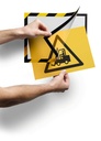 Duraframe Security Magnetic (A4, Zwart/Geel, 1 Stuk)
