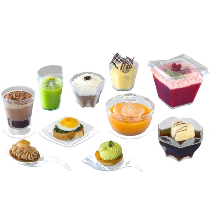 30 Ps Aperitiefpotje Moulipack Ver15Cc - Transparant - Ø71X80Mm 130Ml Reuse