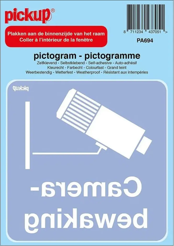 Pictogram P694 Spiegelbeeld Camera