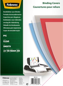 Omslag A3 Pvc 200M 100X Transp