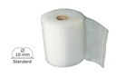 Luchtkussenfolie 500Mm X 100M, 2 Lagen, Ldpe Coex, Transparant, 10.0 Mm, S-2 First, Zak Met 1 Rol - Geperforeerd