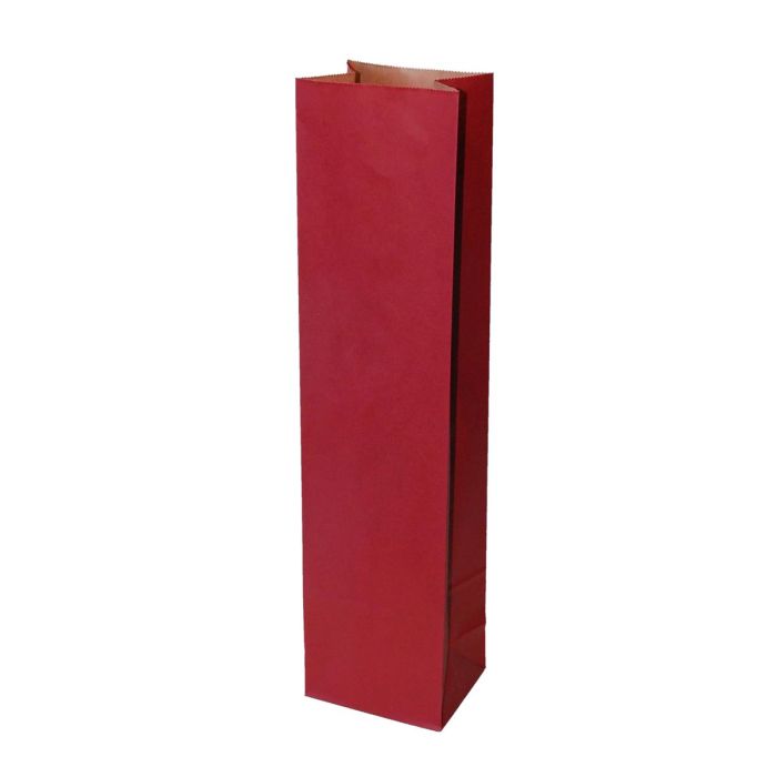 flessenzakje Bordeau 9,5X41+8Cm 25 stuks