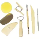 Modelleer / Pottenbakkersset / Gereedschapset, 8Stks