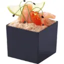 50 amuse bakje 42x42mm zwart