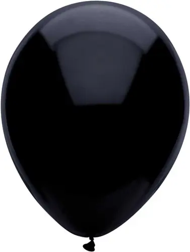 Ballon Uni Zwart (Ø30Cm, 100St)