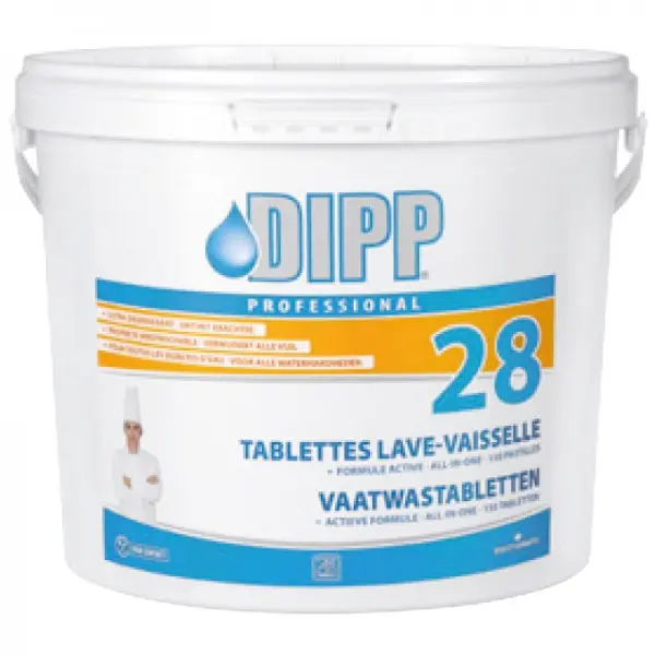 dipp n28 150 afwastabletten vaatwerk pro