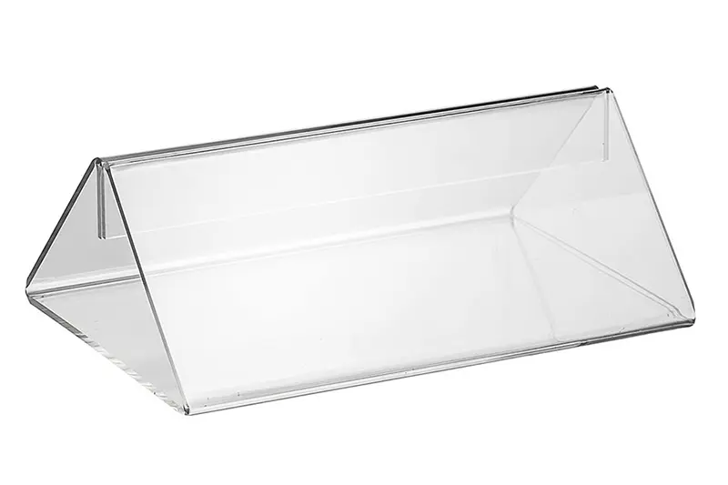 Menuclip 150x100mm transparant