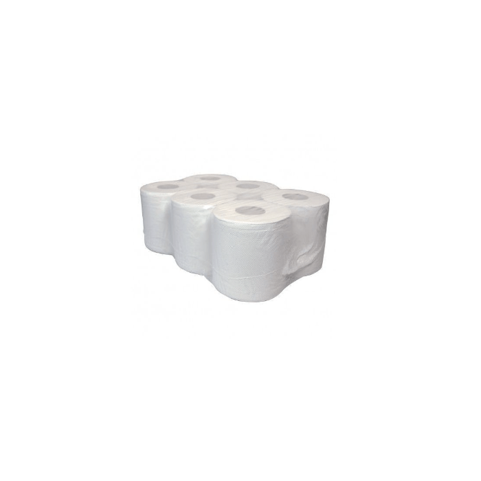 Poetsrol midi 6x 2lgs 180mx22cm gerecycleerd