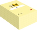 Post-it Notes, ft 102 x 152 mm, geel, blok van 100 vel
