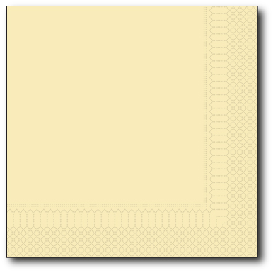 Servetten, Crème, 25X25Cm, 2 Laags, 200St