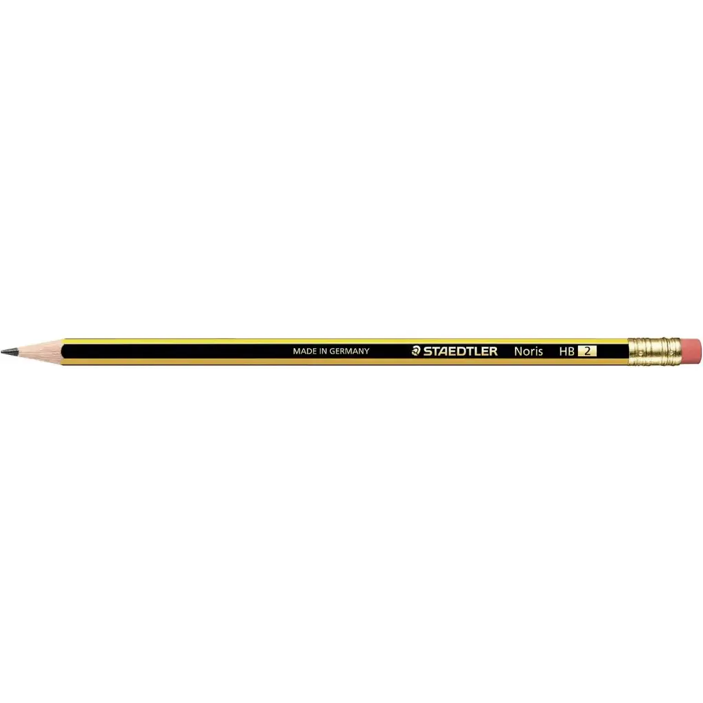potlood hb met gom noris staedtler