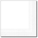 Servetten, Wit, 40X40Cm, 1/4, 3 Laags, 75St
