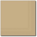 Servetten, Zand, 40X40Cm, 1/4, 2 Laags, 100St