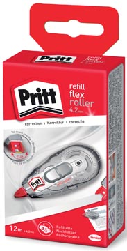 Pritt Correctieroller Refill Flex 4,2 Mm X 12 M, In Ophangdoosje