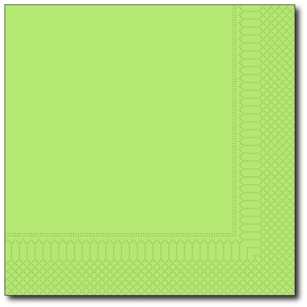 Servetten, Summergreen, 40X40Cm, 2 Laags, 1/4, 100St